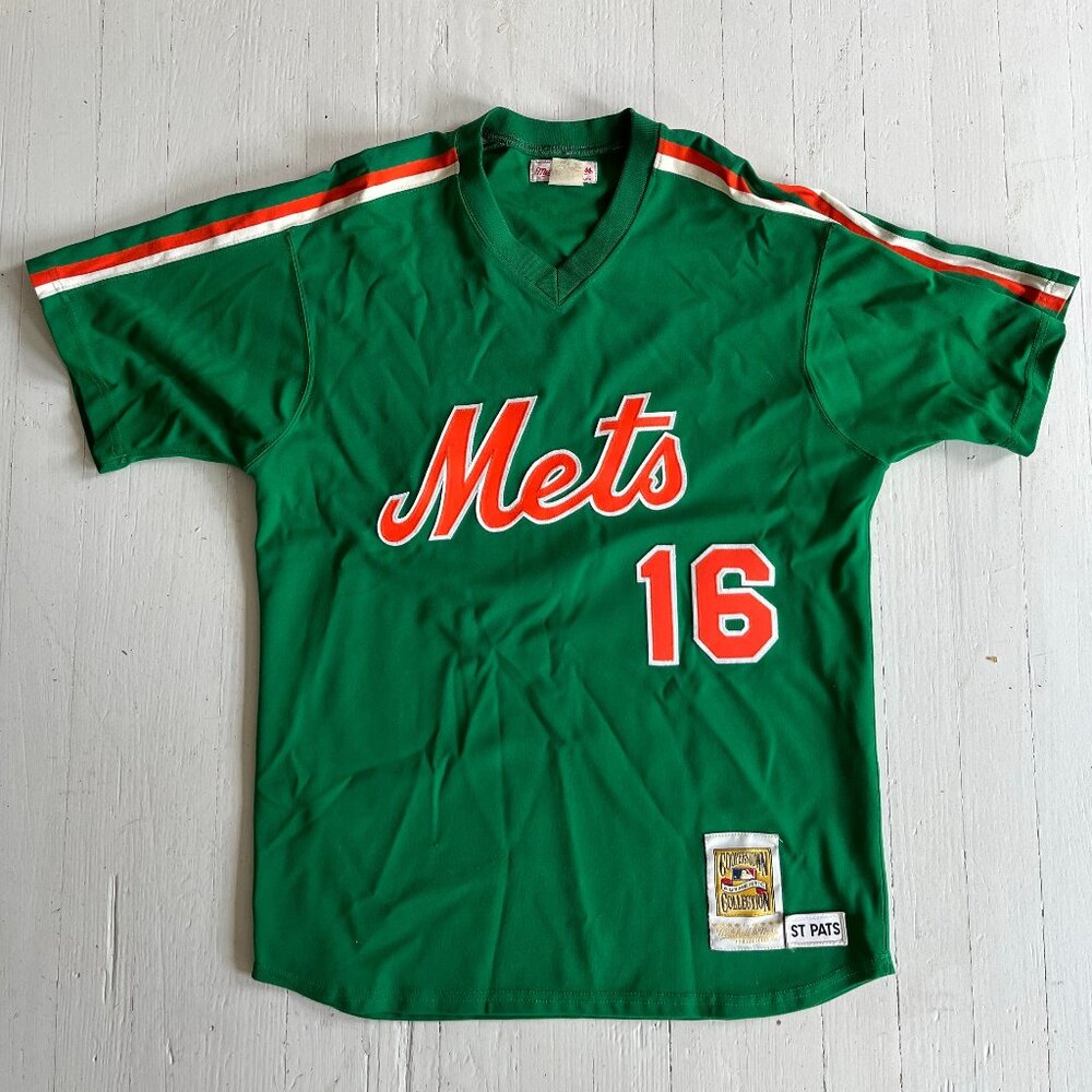 Mitchell & Ness Ny Mets St Patricks Day Dwight Gooden Jersey